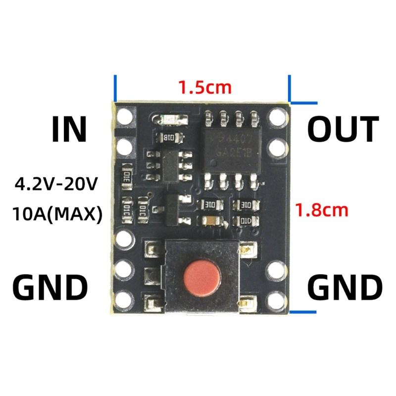 Switcher Module Power Switcher Power Button Module Load On/Off Replacement Mechanical High Load Capacity Replacement