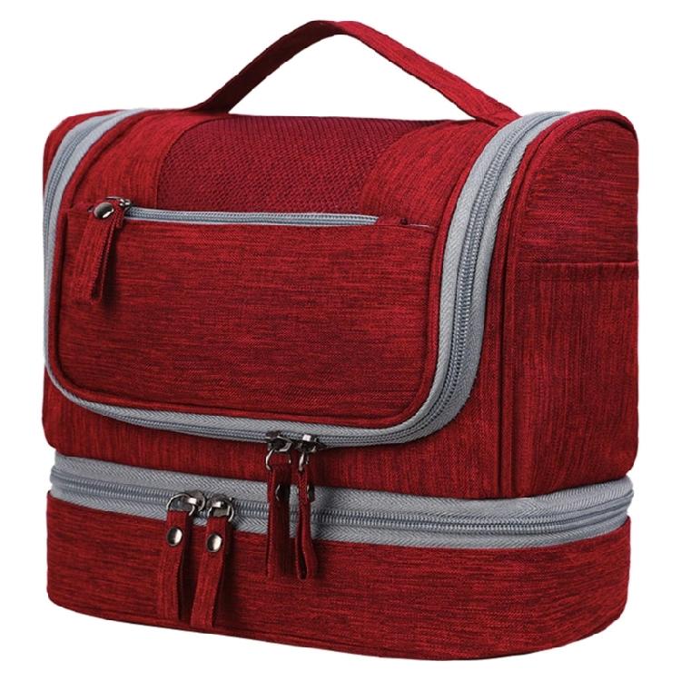 Travel Toiletry Bag Wet Dry Separation Waterproof Material Cosmetic Container