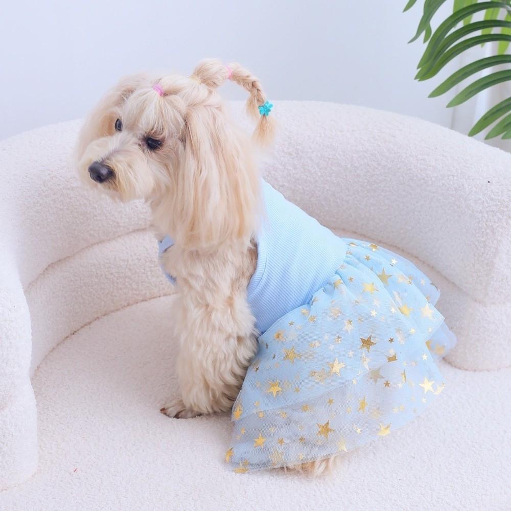 Breathable Puppy Princess Dress Korean Style Suspender Skirt Dog Summer Clothes  Spring Summer