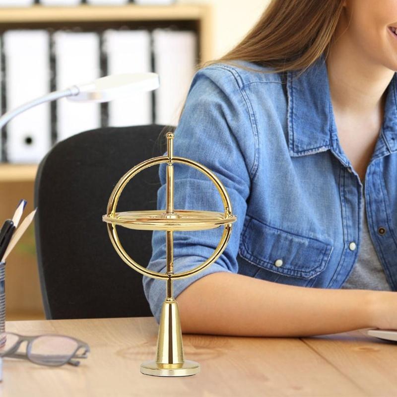 Metal Gyroscope Anti Gravity Spinning Balance Toy Decompression Toy Educational Toy Gift