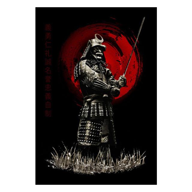 Japonský starověký vojenský velitel plakát vinobraní malba na plátně nástěnná malba v domácí výzdobě obývacího pokoje bez rámečku