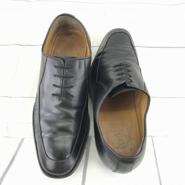 Königliches Leder U-Spitze Lochschnitt Schwarz Vibram 26.0(GEBRAUCHT)