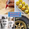 Paint Marker Pens - 5 Colors Permanent Oil Based Paint Markers, Medium Tip, Quick Dry and Waterproof Marker