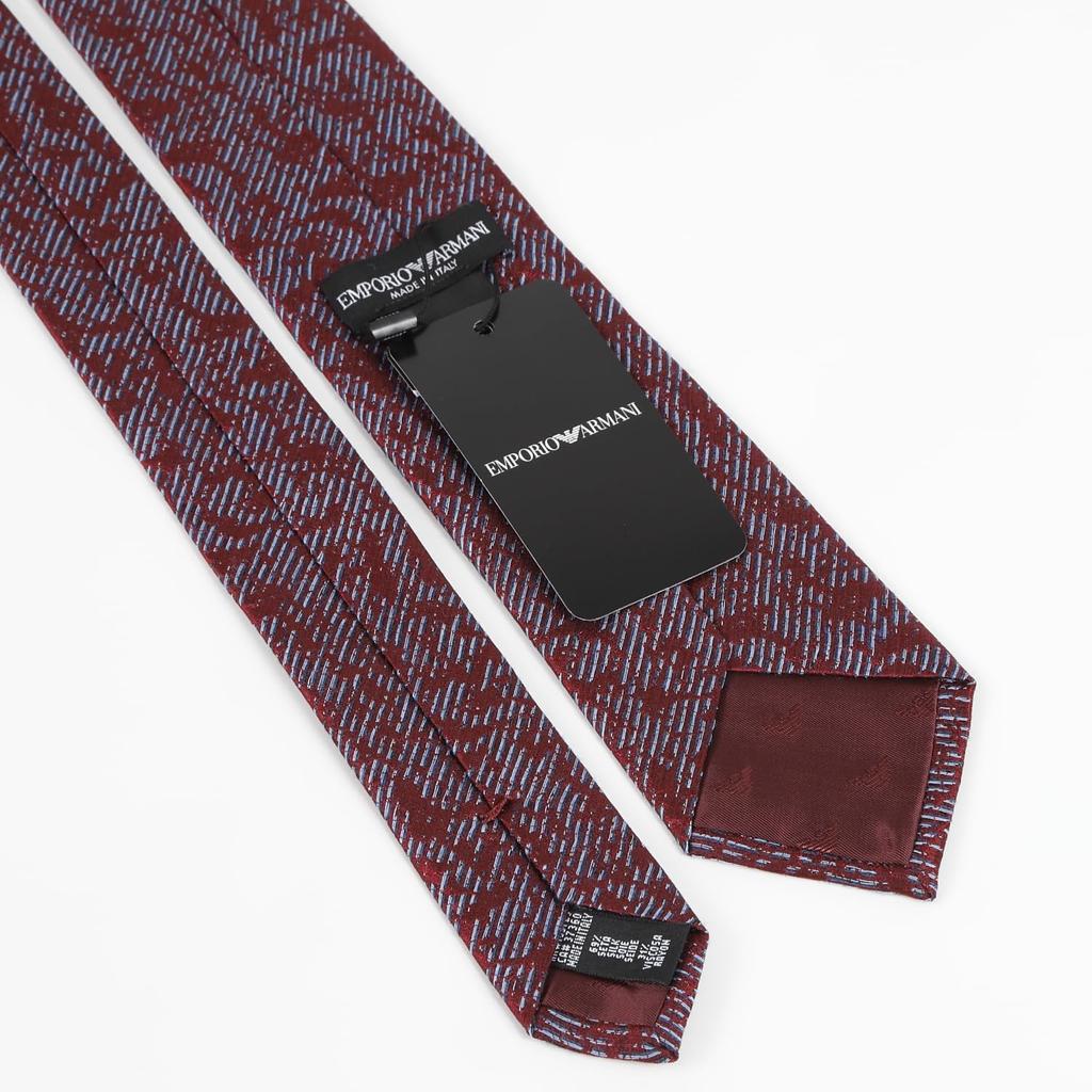 EMPORIO ARMANI Tie EA73 Wine Blue (EA73-6 0A656-03676) [Used]