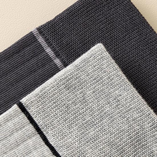 Męskie Skarpetki do Garnituru Bawełniane Antybakteryjne Prążkowane Skarpetki za Kostkę Oddychające Antyzapachowe Skarpetki Casualowe do Biznesu Sportu na Wszystkie Pory Roku do Codziennego Noszenia