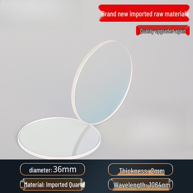 Handheld Welding Machine with Laser Protective Quartz Lenses: 30*5, 37*7, 18*2 Sizes