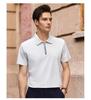 Durable Breathable Seamless POLO Logo Business Workwear Lapel T-shirt for Summer