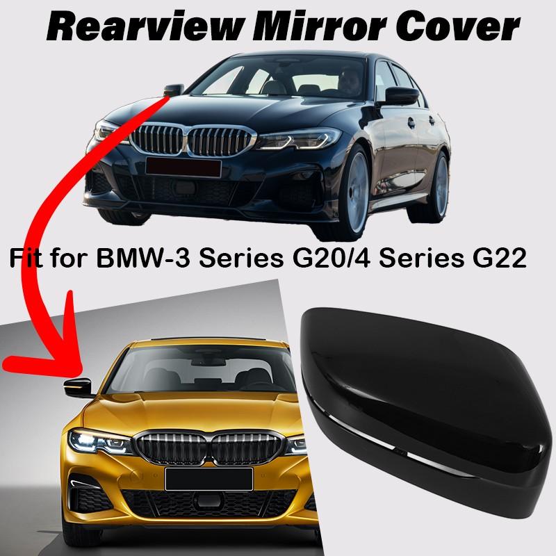 RH For 2017-2023 BMW G20 G30 G11 G12 Gloss Black Passenger Side Mirror Cover Cap