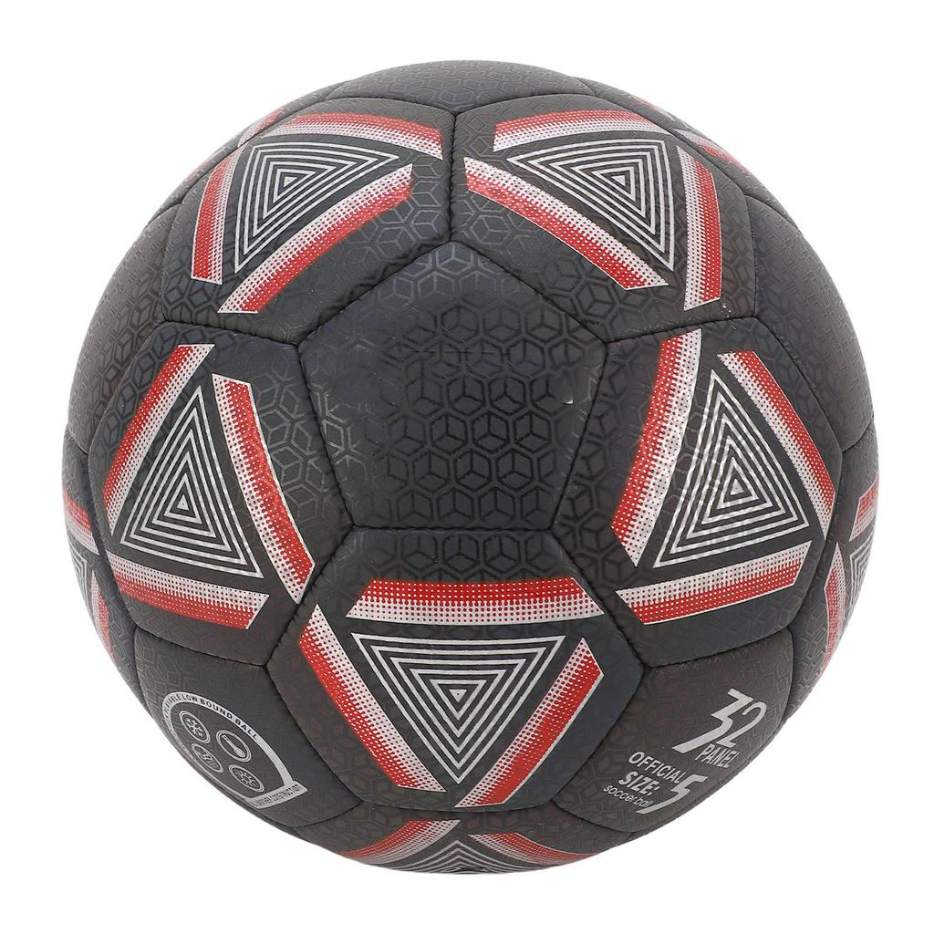 Reflective Soccer Ball Standard Size 5 Durable PU Leather Luminous Soccer Ball for Training Night Games