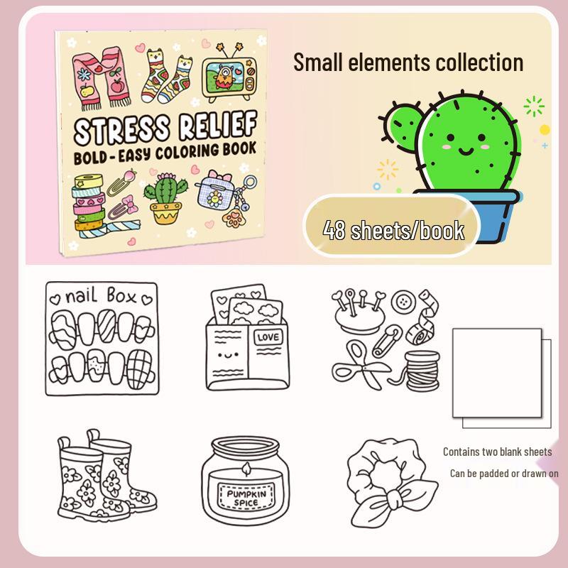 Strašidelná roztomilá příšerka omalovánky