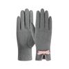 Women's Cute Warm Winter Touchscreen Velvet Bow Gloves DY28