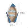 Key Holder for Wall Home Decor Ornaments Mediterranean Style Wood Craft Art