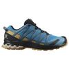 SALOMON XA Pro 3D V8 Mesh, Textile, Leather Abrasion Resistant Low top Running Shoes Men's Blue Black 414399