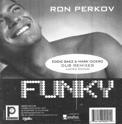 12inch Record RON PERKOV - Funky RP061 Arpee Records US Dance & Electronica Used
