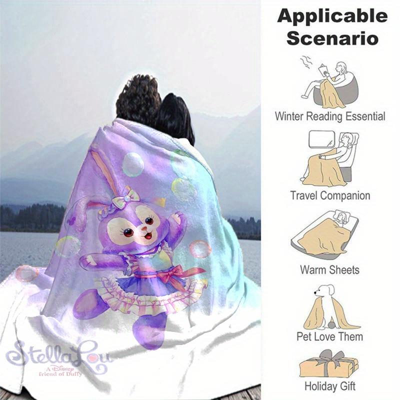 1pc, StellaLou (3) Home Decor Blanket: A Cozy Flannel Throw for Bedroom, Living Room, Travel, Camping, Car
