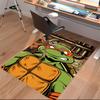 Teenage Mutant Ninja Turtles Printed Absorbent Washable Carpet, Non-Slip Bathroom Mats, Kitchen Rugs, Yoga Mat,Living Room Entrance, Camping Picnic Ru