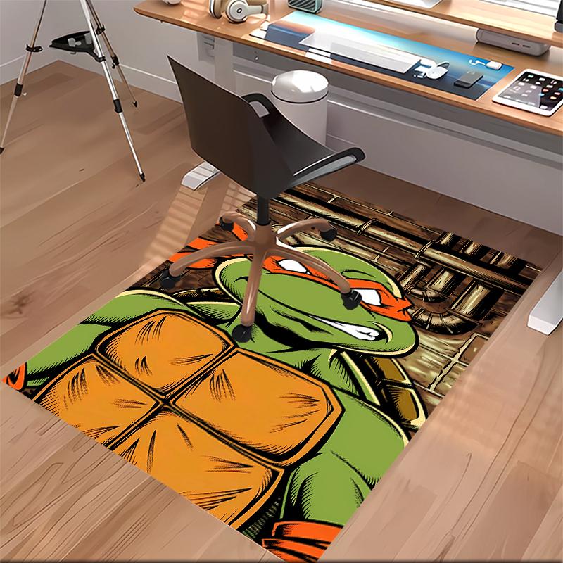 Teenage Mutant Ninja Turtles Printed Absorbent Washable Carpet, Non-Slip Bathroom Mats, Kitchen Rugs, Yoga Mat,Living Room Entrance, Camping Picnic Ru