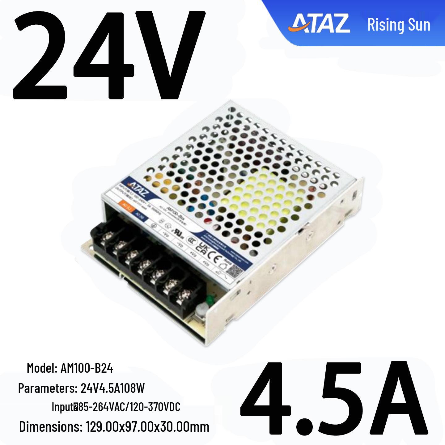 

Xuzhiyuan 100W Switching Power Supply AM100-Bxx, Compatible with LM100-20B, 12V/24V Input