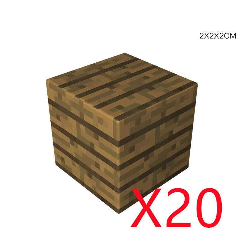 Pixel-Stil Mineral Magnet Welt Magnetische Bausteine Montage Ersatzteile Sensorisches Spielzeug für Kinder DIY Tierwürfel Grundplatte