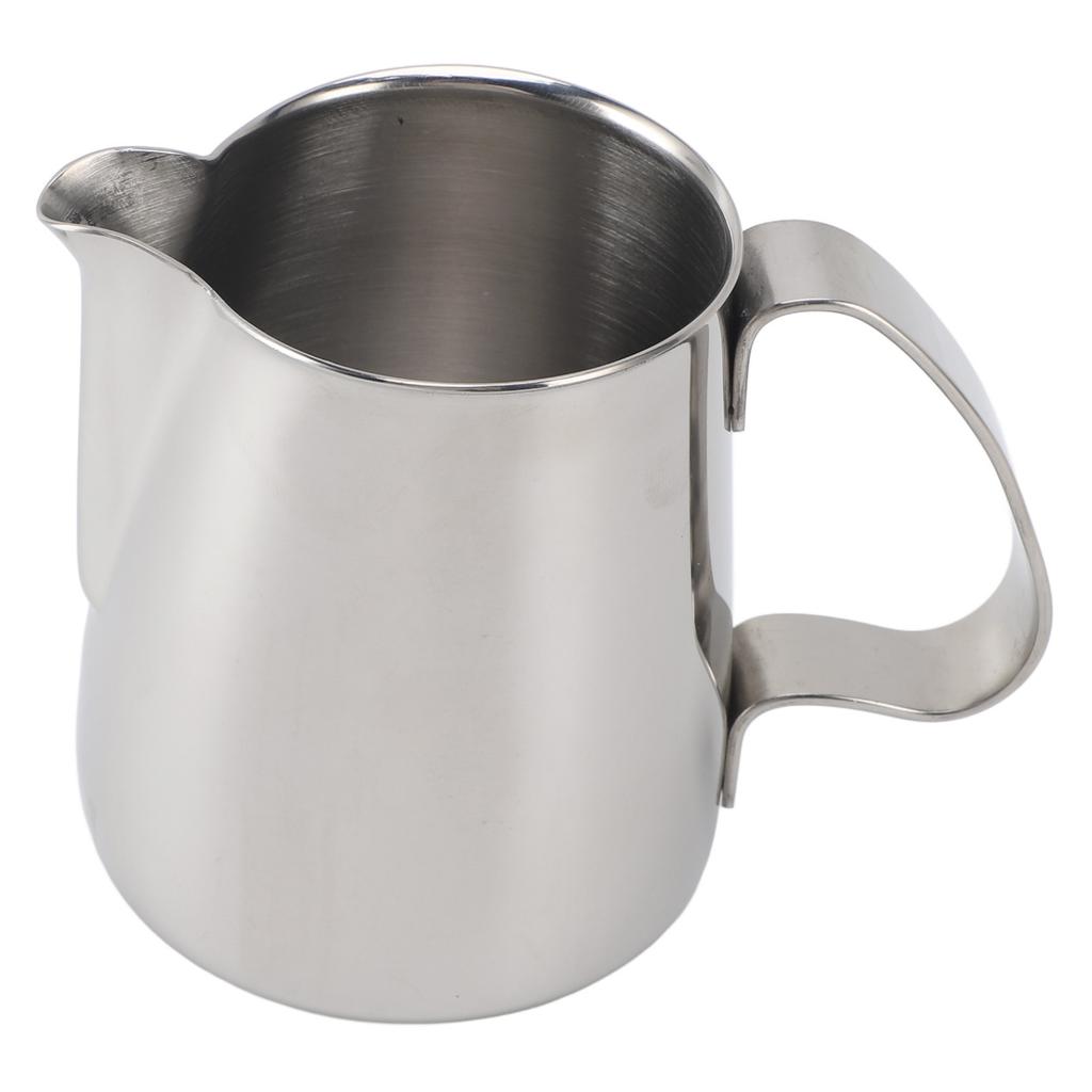 Milchaufschäumkännchen 304 Edelstahl Ausgießer ohne Tropfen Kaffeemilch-Aufschäumbecher Milchdampfkännchen für Home Coffee