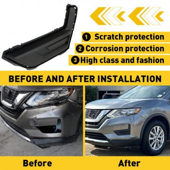 Fog Light Bezel Cover Left Driver Side 622576FL0A For Nissan 2017- Rogue