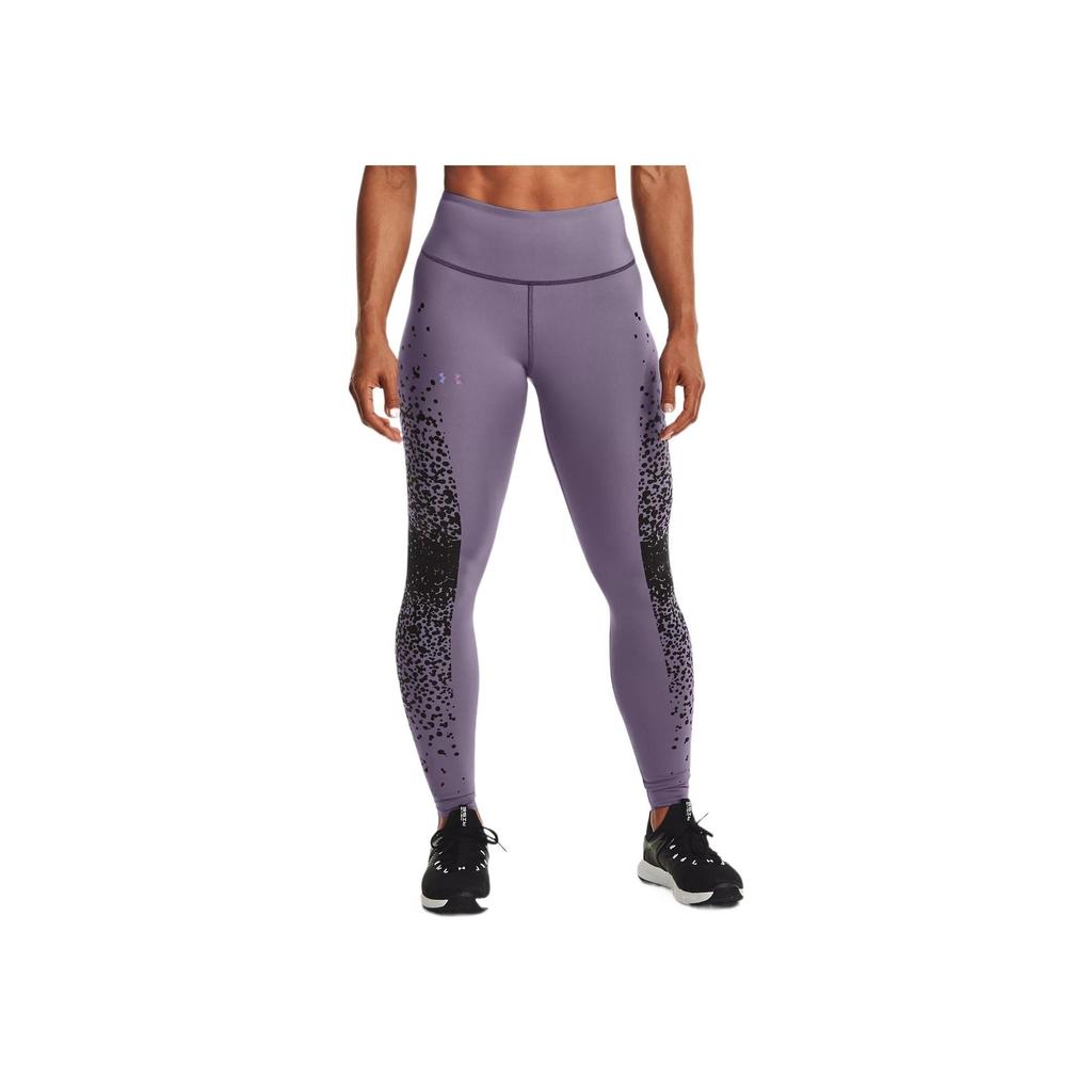 Under Armour SS22 Ink Splash Print Training Leggings Women Leggings Flint-Gray 1365283-033