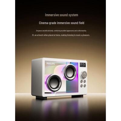 Philips TAS2600 Transparenter kabelloser Bluetooth-Lautsprecher CN-Stecker (Adapter enthalten) (CN-Version)