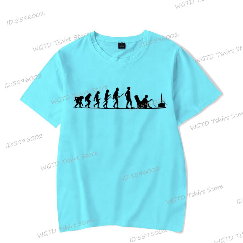 

Эволюция Геймера Футболка Смешной Подарок для Геймеров Футболки для Видеоигр для Мужчин С Круглым Вырезом Смешная Эволюция Геймеров Летние Топы Одежда 4XL