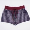 BM Style European & American Slim Crop Top & Shorts Set – Striped Camisole & Shorts for Women