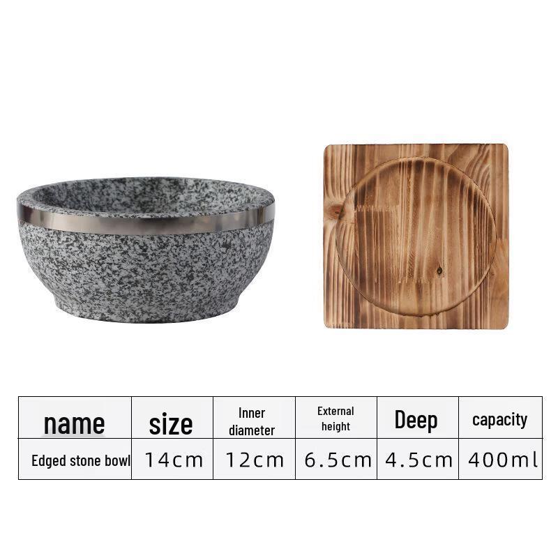 Minai Korean High-Temperature Stone Bibimbap Pot