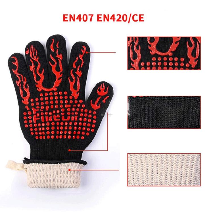 Grilling Gloves Non-Slip Baking Gloves for Barbecue Cooking 2 Colors To Choose
