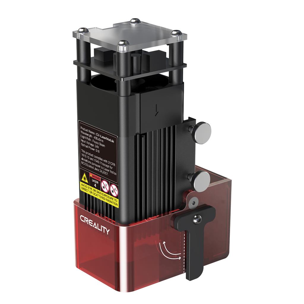 Creality Ender 3 S1 CV Laser Module 24V 5W Laser Head Compatible with Ender 3 S1 Ender 3 S1 Pro Ender 3 S1 Plus CNC