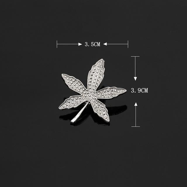 I -Remiel Plane Leaves Natural Smile Malá brož Pin Unisex javorový list Lapel Pins Kostýmový límec Šperky Příslušenství