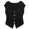 Women's V-Neck Slim Fit Short Sleeve T-Shirt