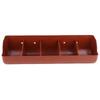 5 Slots Piglet Fodder Bowl Farm Use Livestock Feeding Dish Stable Multi Compartment Feeder for Animals