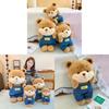 Cute Cowboy Teddy Bear Plush Toy Cartoon Soft Stuffed Animal For Children Gift