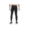 Nike Pantaloni Sportivi Affusolati con Vita Elastica e Stampa Logo Aeroswift Pantaloni Uomo Neri FN3368-010