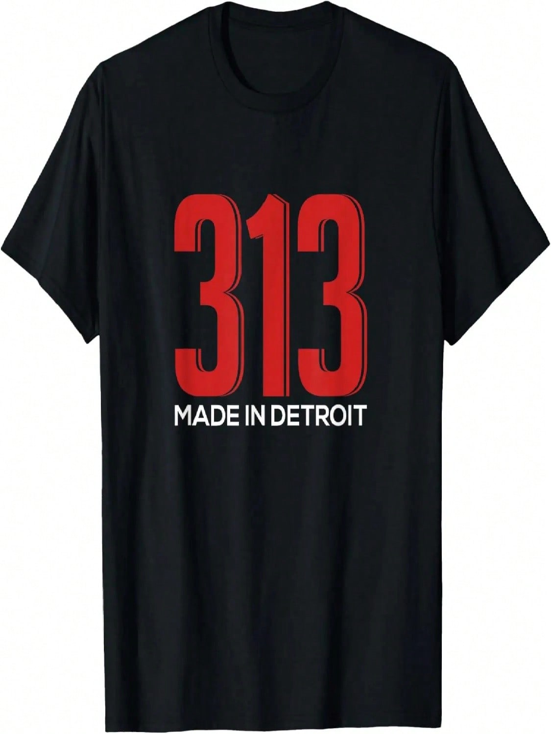 313 Made In Detroit Downtown Motown Motor City T-Shirt S разноцветный
