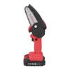 Mini Cordless Electric Chainsaw Garden High Carbon Steel Pruning Chain Saw with Non Slip Handle