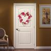Home Decoration Heart Shaped Heart Shaped Wreath Valentine'S Day Wreath 40cm Mother'S Day Decoration For Bedroom Valentine'S Day