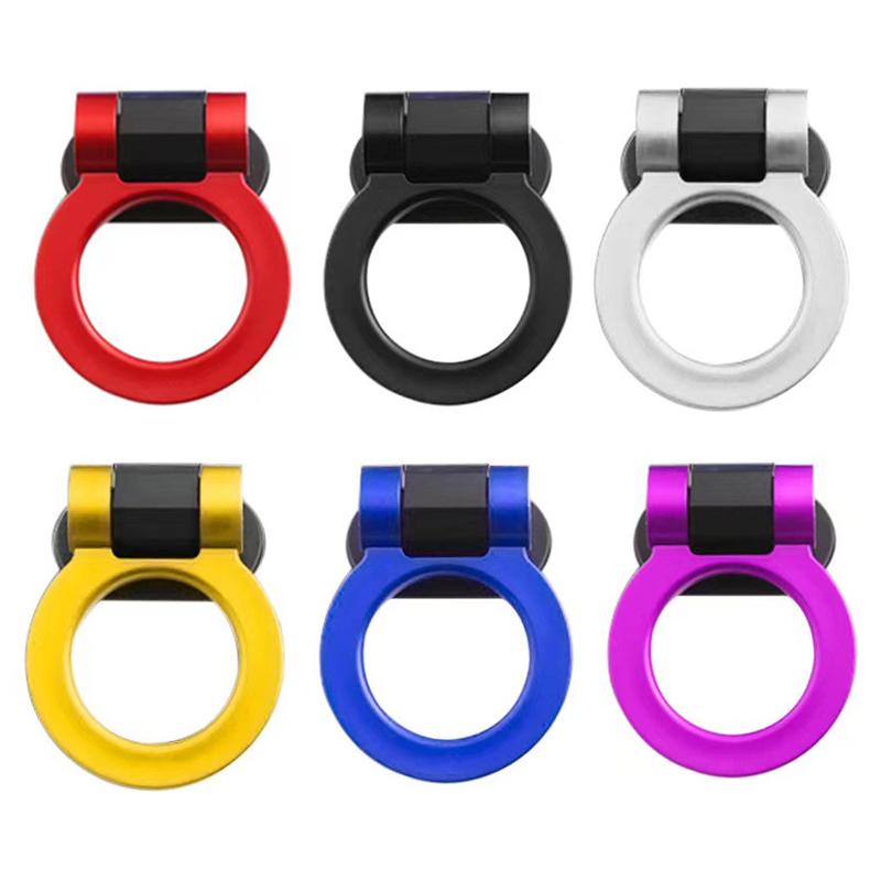 Trend auto remorcă cârlig autocolant universal inel în formă de cârlig de remorcare auto decor spate față remorcă cârlige accesorii auto