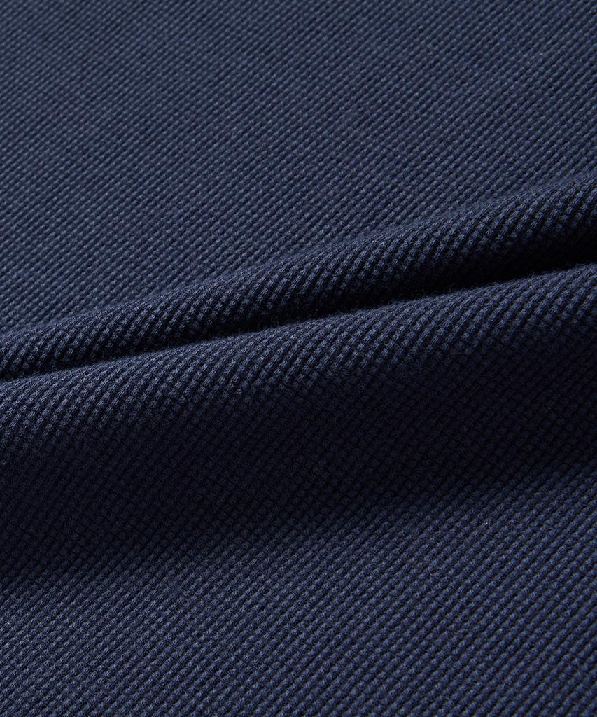 BEYOND CLOSET [Collection Line] Modern Art Stitch Long Sleeve Navy