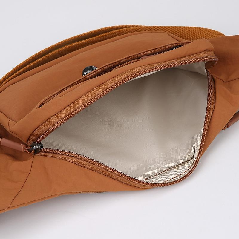 Damen Wasserdichte Nylon Verstellbare Gürteltasche Umwandelbar Große Kapazität Crossbody Brusttasche für Outdoor-Aktivitäten