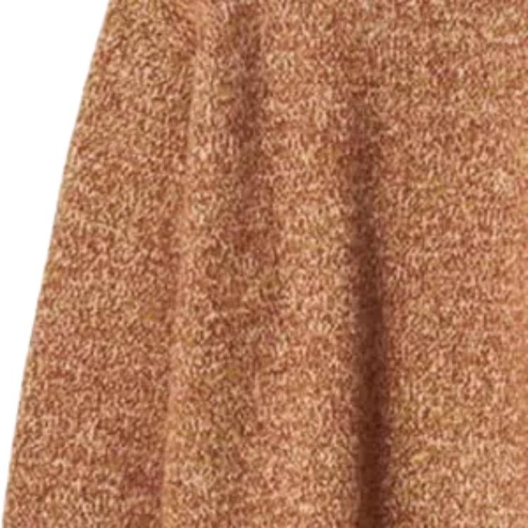 Uniqlo Jw Anderson Collaboration Fw23 Round Neck Pullover Melange Long Sleeve Knit Sweater Unisex sweater Brown 461070-26