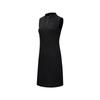 SS25 Urban Lifestyle Series Fashion Minimalist Comfortable Soft Sleeveless Dress Women Dresses Black SA1259WD01L-BK001