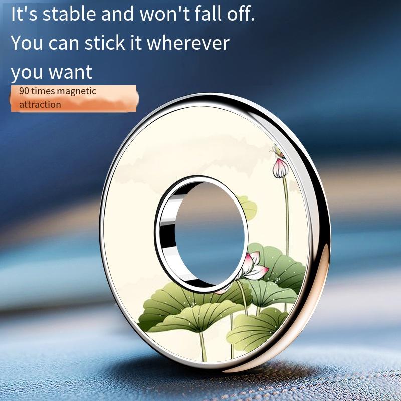 1PC Car Magnetic Mobile Phone Navigation Support, Multi-functional Strong Magnetic Magnet Bracket, Metal Random Magnet Magnetic Attraction