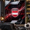 Wall Hanging Tapestry Austria Football Print Cloth for Living Room Bedroom Home Decor