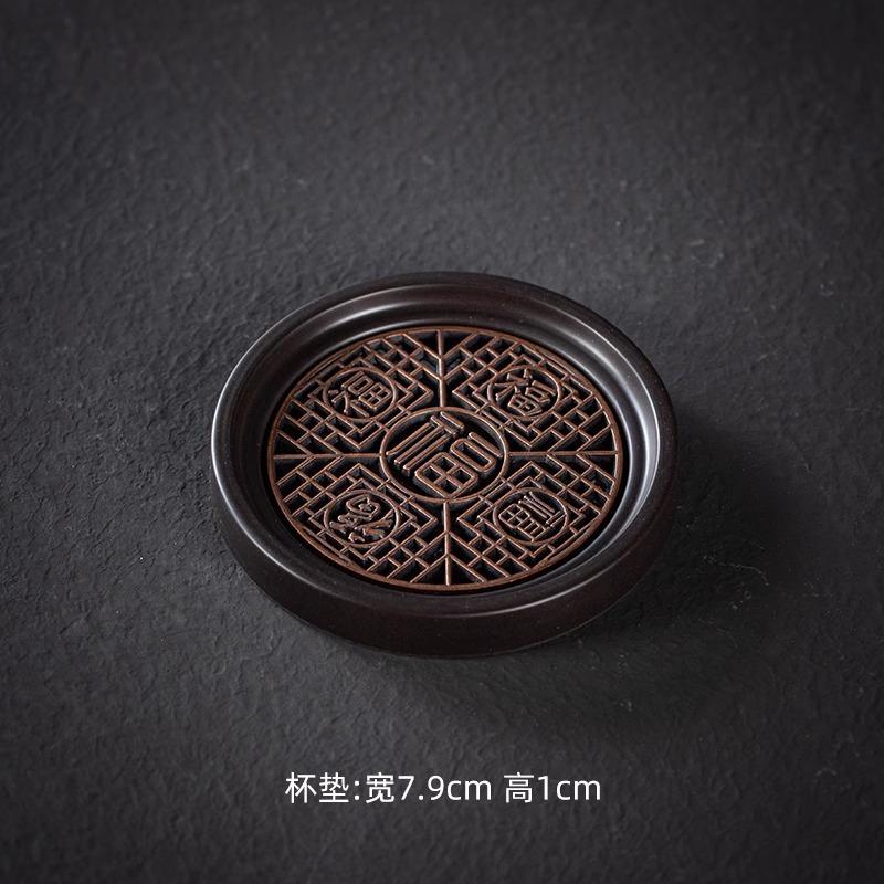 Kung Fu Tea Coaster Heat Insulation Chinese Style Anti-scalding Tea Holder Household Storage Tea Cup Holder Mat Tray Accessories