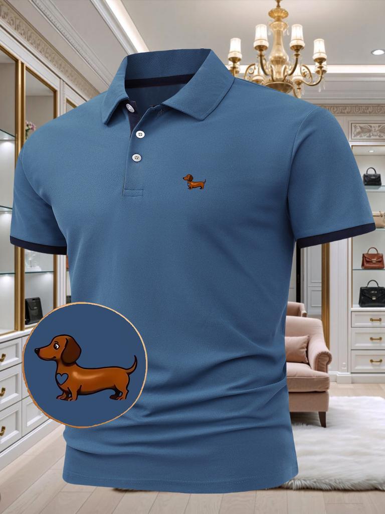 Men's Stretch Athletic Polo Shirt Quick Dry Lightweight Short Sleeve Golf Tennis Shirt for Outdoor Sports