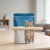 Plastic Wet Food Feeding Aid with Split Channel and Grip Texture, Pet Press Tool for Daily Meal Service and Use